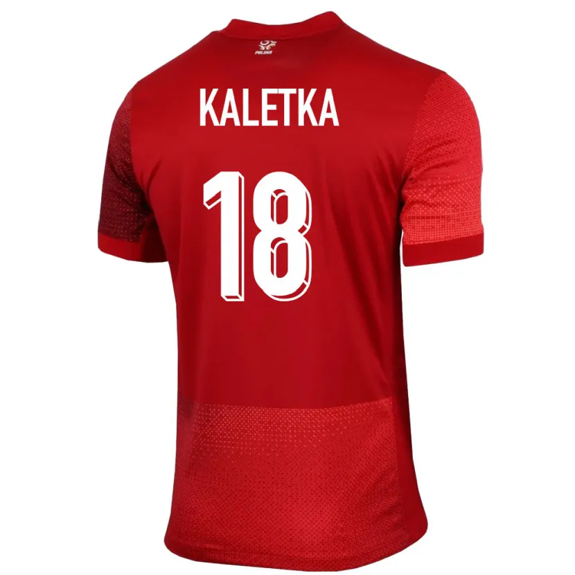 Danxen Kinderen Polen Nikol Kaletka #18 Rood Uitshirt Uittenue 24-26 T-Shirt