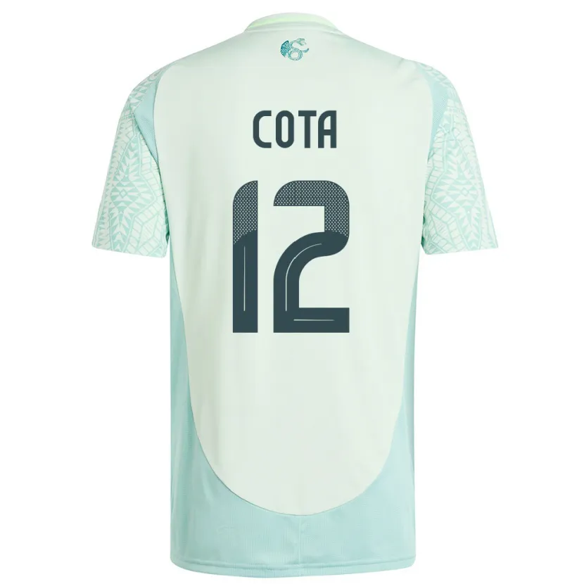 Danxen Kinderen Mexico Rodolfo Cota #12 Linnen Groen Uitshirt Uittenue 24-26 T-Shirt