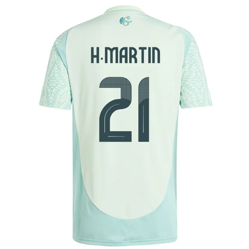 Danxen Kinderen Mexico Henry Martin #21 Linnen Groen Uitshirt Uittenue 24-26 T-Shirt