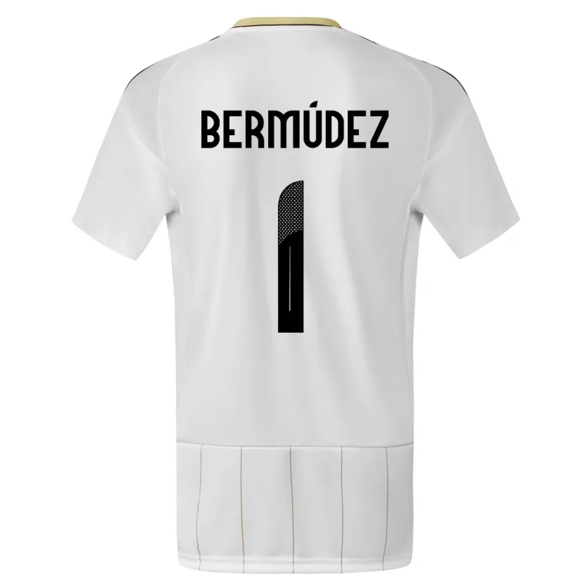 Danxen Kinderen Costa Rica Noelia Bermudez #1 Wit Uitshirt Uittenue 24-26 T-Shirt
