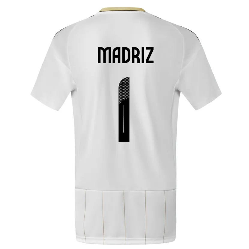 Danxen Kinderen Costa Rica Abraham Madriz #1 Wit Uitshirt Uittenue 24-26 T-Shirt