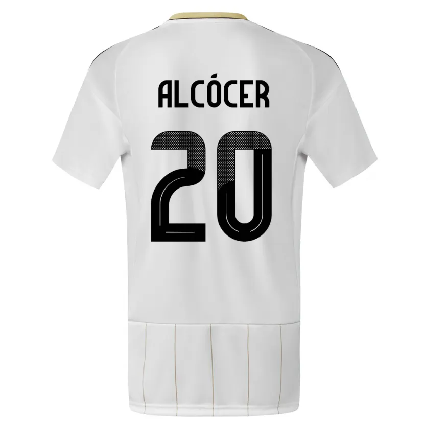 Danxen Kinderen Costa Rica Josimar Alcocer #20 Wit Uitshirt Uittenue 24-26 T-Shirt