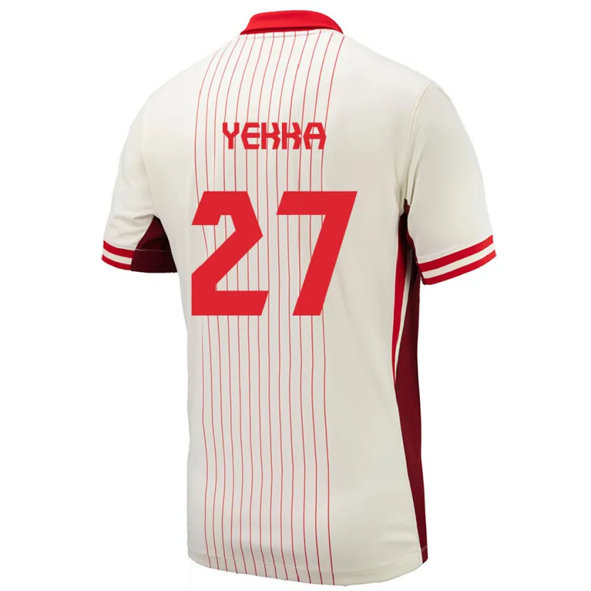 Danxen Kinderen Canada Sura Yekka #27 Wit Uitshirt Uittenue 24-26 T-Shirt
