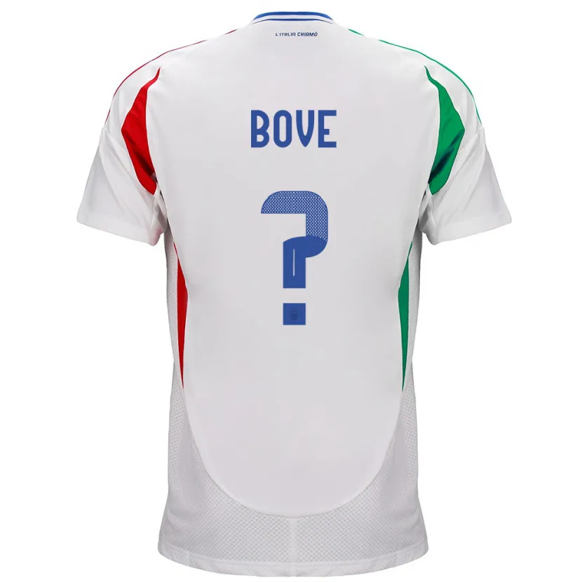 Danxen Kinderen Italië Edoardo Bove #0 Wit Uitshirt Uittenue 24-26 T-Shirt