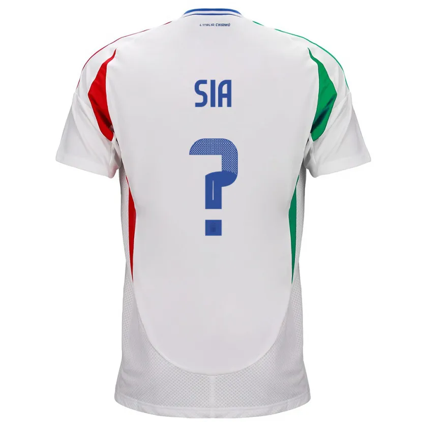 Danxen Kinderen Italië Diego Sia #0 Wit Uitshirt Uittenue 24-26 T-Shirt