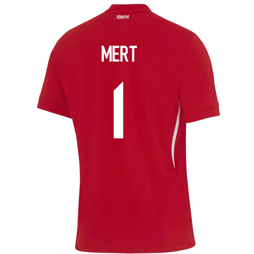 Danxen Kinderen Turkije Mert Günok #1 Rood Uitshirt Uittenue 24-26 T-Shirt