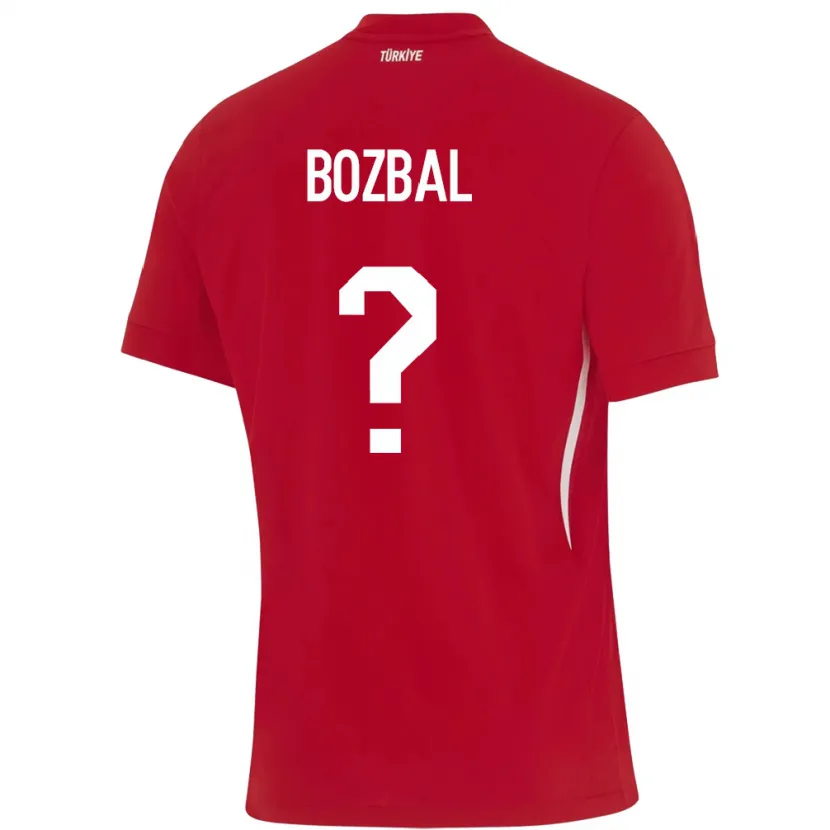 Danxen Kinderen Turkije Birsen Bozbal #0 Rood Uitshirt Uittenue 24-26 T-Shirt