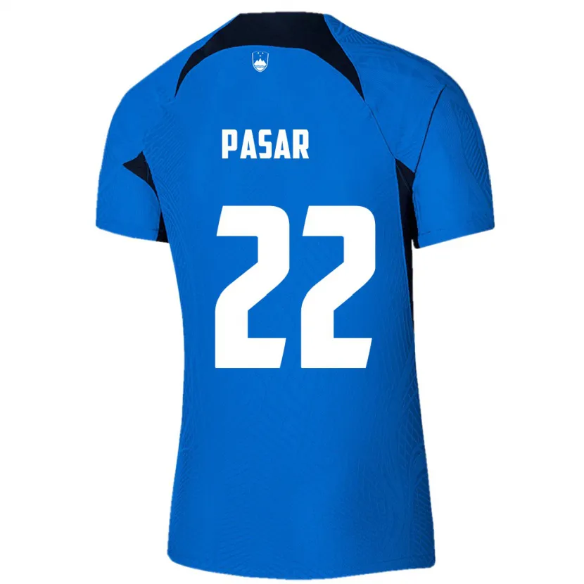 Danxen Kinderen Slovenië Melania Pasar #22 Blauw Uitshirt Uittenue 24-26 T-Shirt