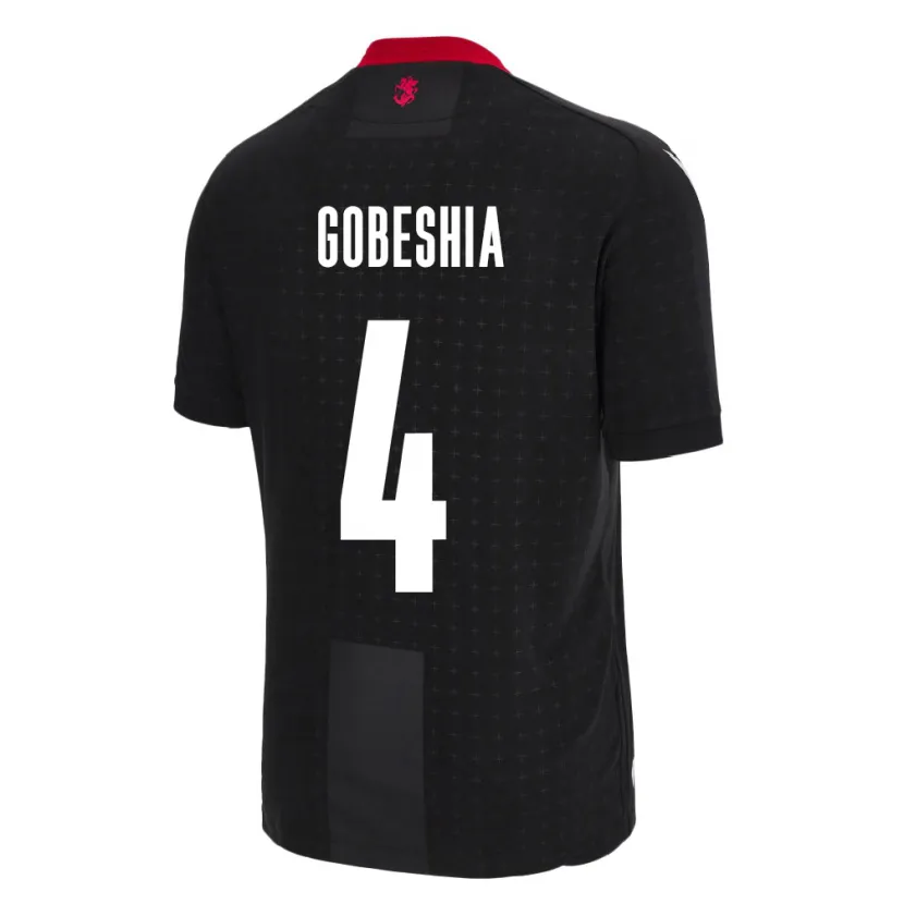 Danxen Kinderen Georgia Tengo Gobeshia #4 Zwart Uitshirt Uittenue 24-26 T-Shirt
