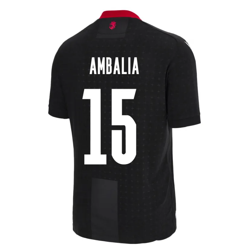 Danxen Kinderen Georgia Tinatin Ambalia #15 Zwart Uitshirt Uittenue 24-26 T-Shirt