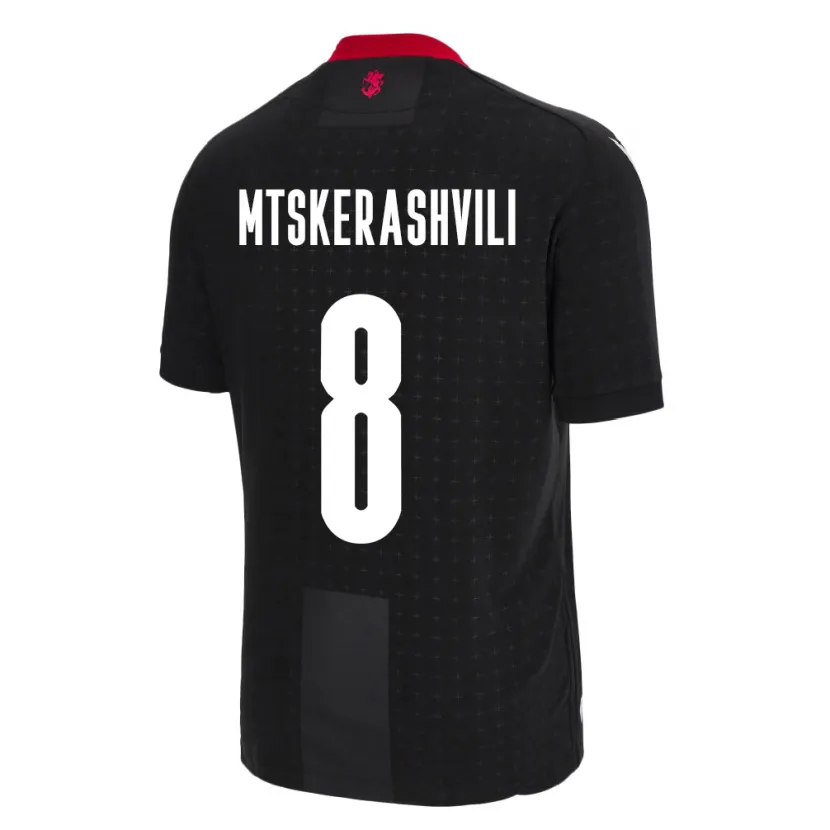 Danxen Kinderen Georgia Lizi Mtskerashvili #8 Zwart Uitshirt Uittenue 24-26 T-Shirt