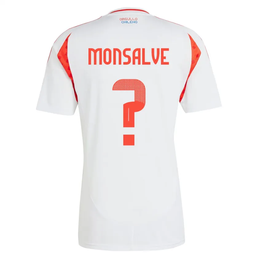 Danxen Kinderen Chili Gaspar Monsalve #0 Wit Uitshirt Uittenue 24-26 T-Shirt