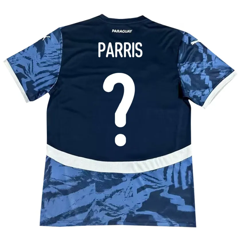 Danxen Kinderen Paraguay Mattías Parris #0 Blauw Uitshirt Uittenue 24-26 T-Shirt