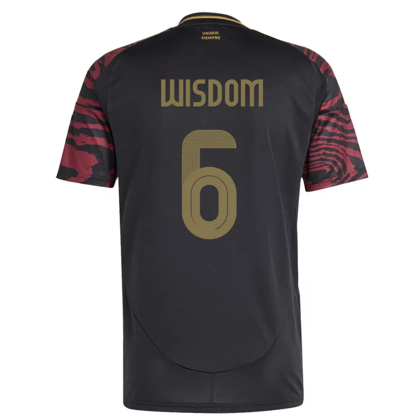 Danxen Kinderen Peru Ian Wisdom #6 Zwart Uitshirt Uittenue 24-26 T-Shirt
