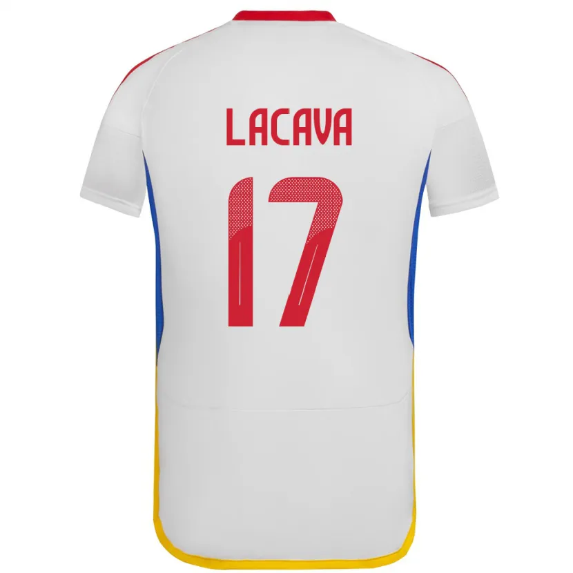 Danxen Kinderen Venezuela Matías Lacava #17 Wit Uitshirt Uittenue 24-26 T-Shirt