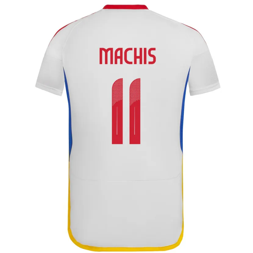 Danxen Kinderen Venezuela Darwin Machís #11 Wit Uitshirt Uittenue 24-26 T-Shirt