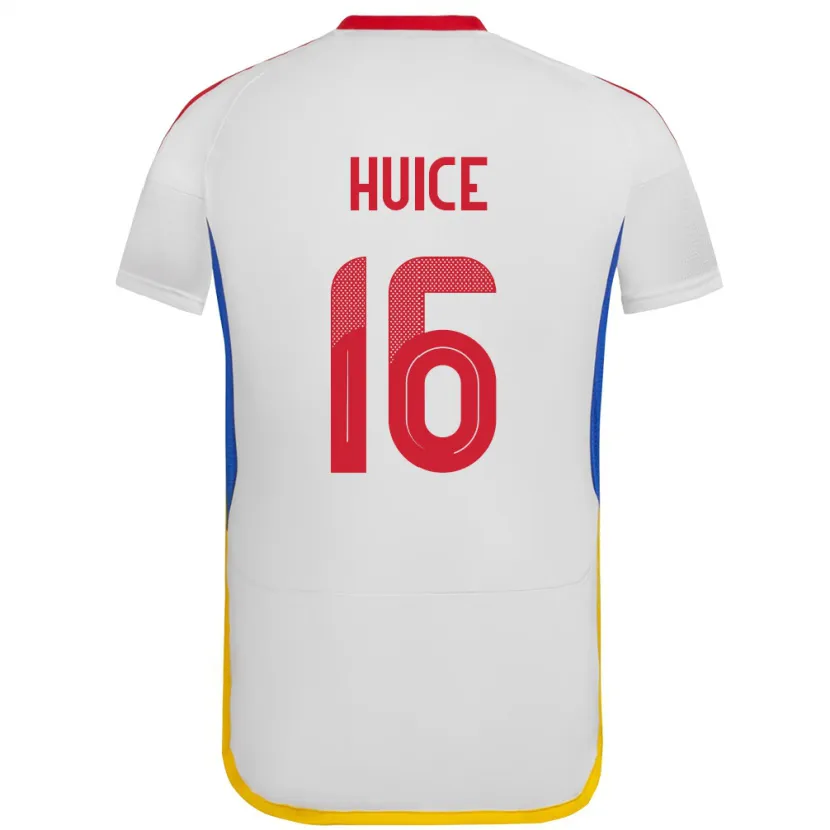 Danxen Kinderen Venezuela Frangel Huice #16 Wit Uitshirt Uittenue 24-26 T-Shirt