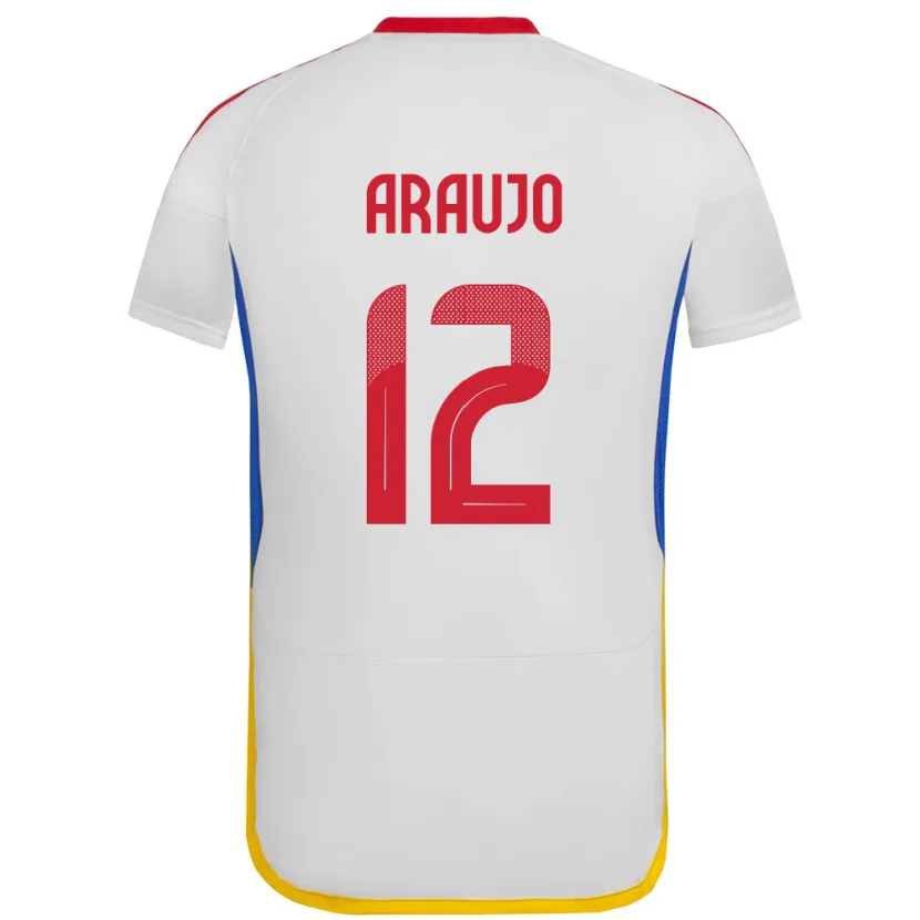 Danxen Kinderen Venezuela Sabrina Araujo #12 Wit Uitshirt Uittenue 24-26 T-Shirt