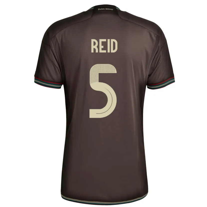 Danxen Kinderen Jamaica Adrian Reid #5 Nachtbruin Uitshirt Uittenue 24-26 T-Shirt