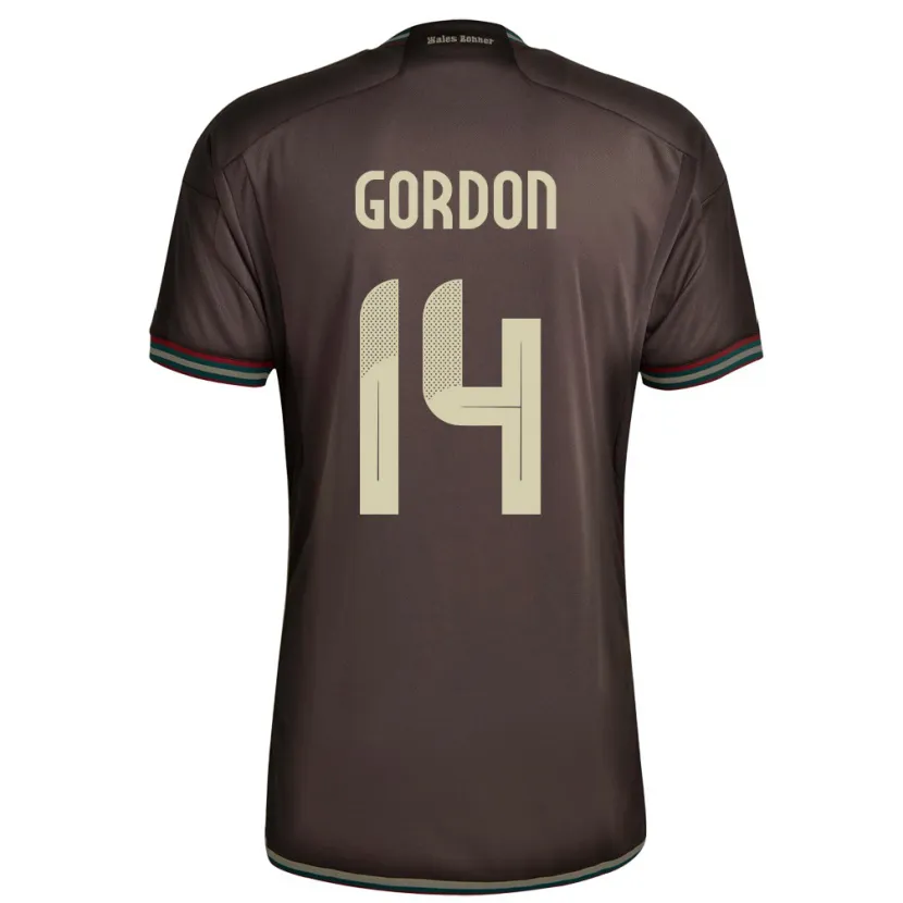 Danxen Kinderen Jamaica Ashton Gordon #14 Nachtbruin Uitshirt Uittenue 24-26 T-Shirt