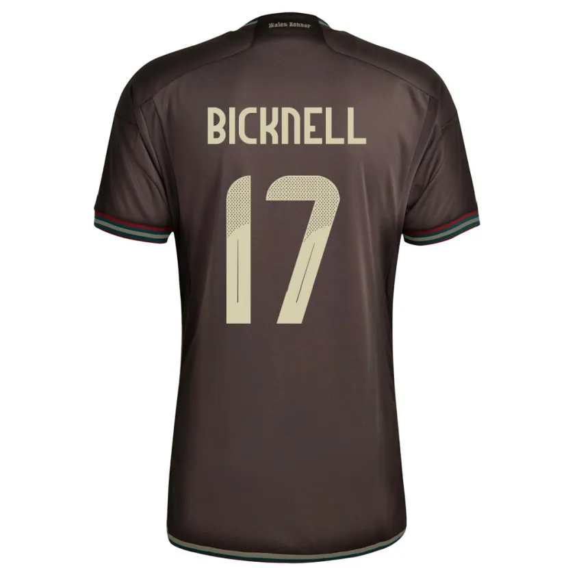 Danxen Kinderen Jamaica Alexander Bicknell #17 Nachtbruin Uitshirt Uittenue 24-26 T-Shirt