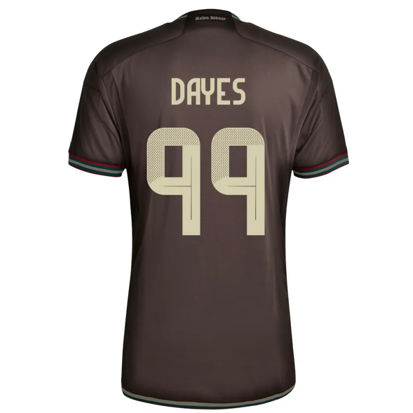 Danxen Kinderen Jamaica Malikae Dayes #99 Nachtbruin Uitshirt Uittenue 24-26 T-Shirt