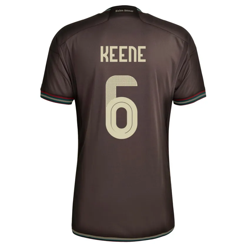 Danxen Kinderen Jamaica Alika Keene #6 Nachtbruin Uitshirt Uittenue 24-26 T-Shirt