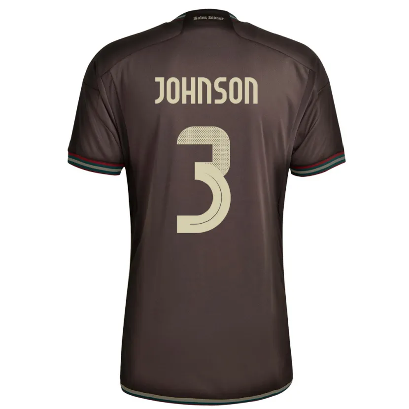 Danxen Kinderen Jamaica Melissa Johnson #3 Nachtbruin Uitshirt Uittenue 24-26 T-Shirt