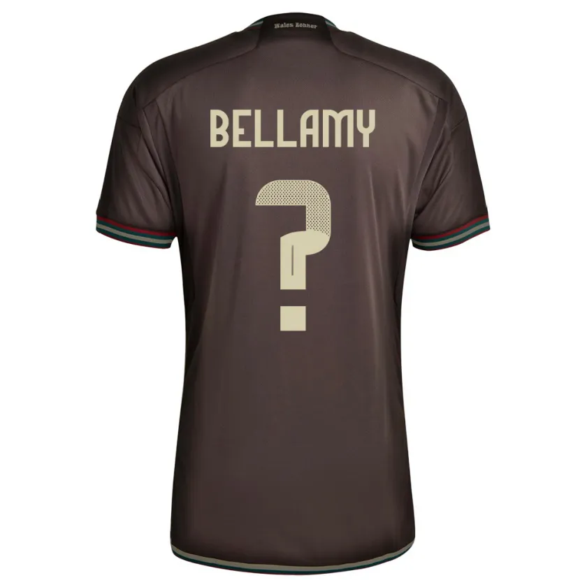 Danxen Kinderen Jamaica Sydney Bellamy #0 Nachtbruin Uitshirt Uittenue 24-26 T-Shirt
