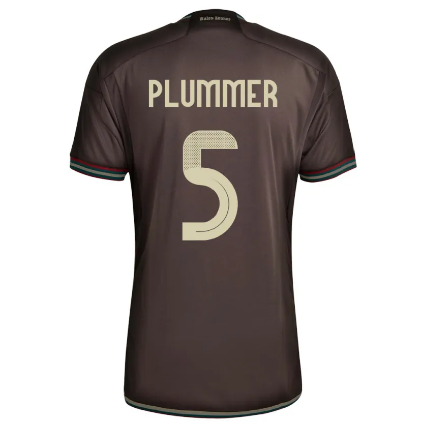 Danxen Kinderen Jamaica Konya Plummer #5 Nachtbruin Uitshirt Uittenue 24-26 T-Shirt