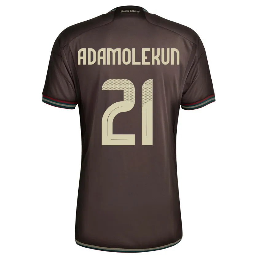 Danxen Kinderen Jamaica Olufolasade Adamolekun #21 Nachtbruin Uitshirt Uittenue 24-26 T-Shirt