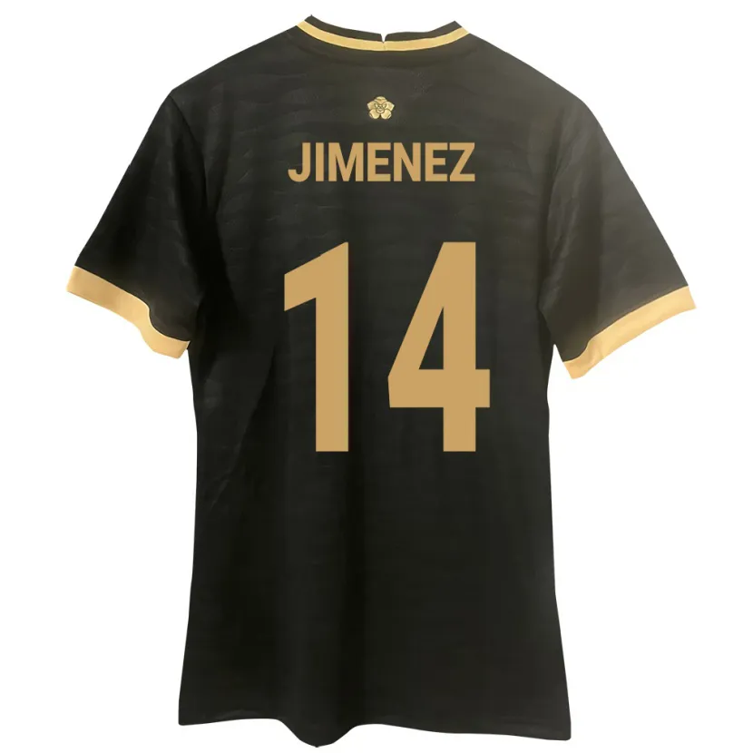 Danxen Kinderen Panama Juan Jiménez #14 Zwart Uitshirt Uittenue 24-26 T-Shirt