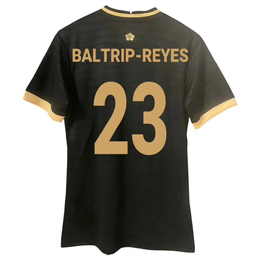 Danxen Kinderen Panama Carina Baltrip-Reyes #23 Zwart Uitshirt Uittenue 24-26 T-Shirt