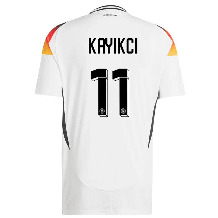 Danxen Heren Duitsland Hasret Kayikci #11 Wit Thuisshirt Thuistenue 24-26 T-Shirt