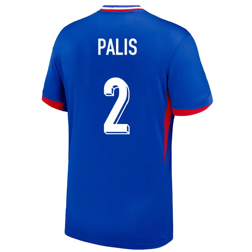Danxen Heren Frankrijk Ella Palis #2 Blauw Thuisshirt Thuistenue 24-26 T-Shirt