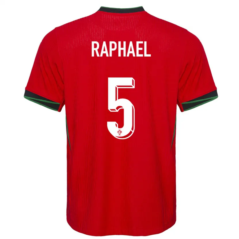 Danxen Heren Portugal Raphael Guerreiro #5 Rood Thuisshirt Thuistenue 24-26 T-Shirt