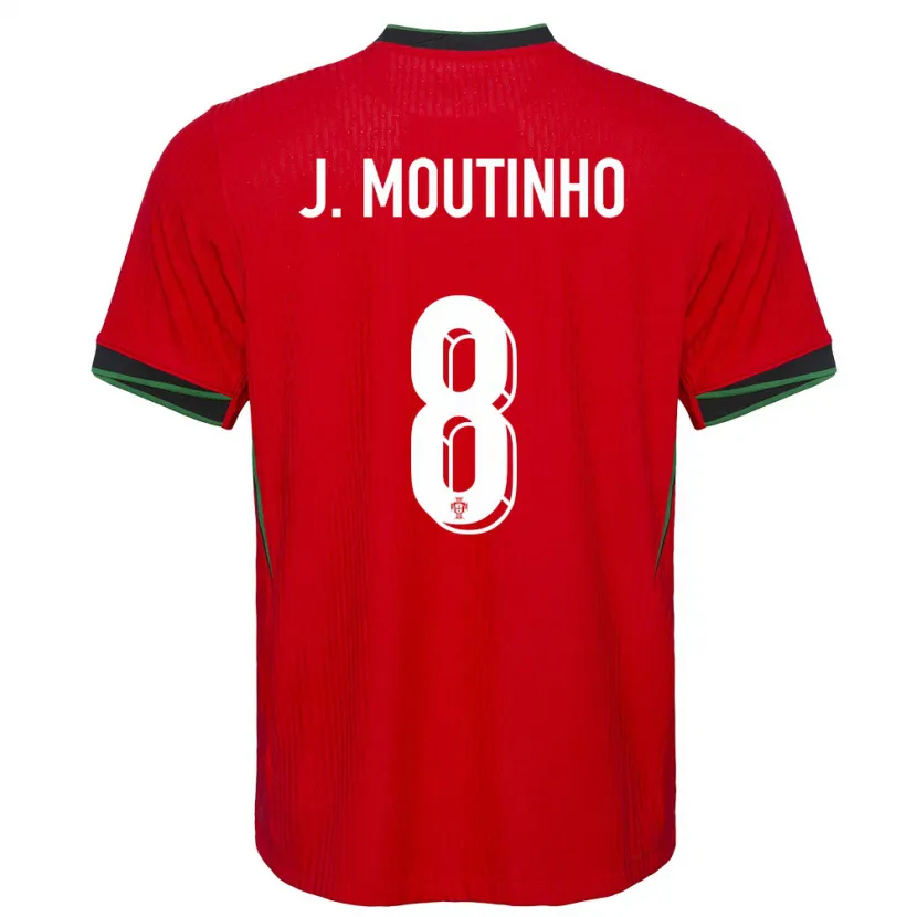 Danxen Heren Portugal Joao Moutinho #8 Rood Thuisshirt Thuistenue 24-26 T-Shirt