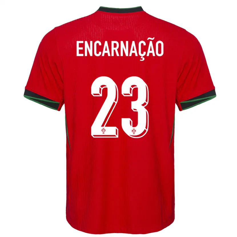 Danxen Heren Portugal Telma Encarnacao #23 Rood Thuisshirt Thuistenue 24-26 T-Shirt