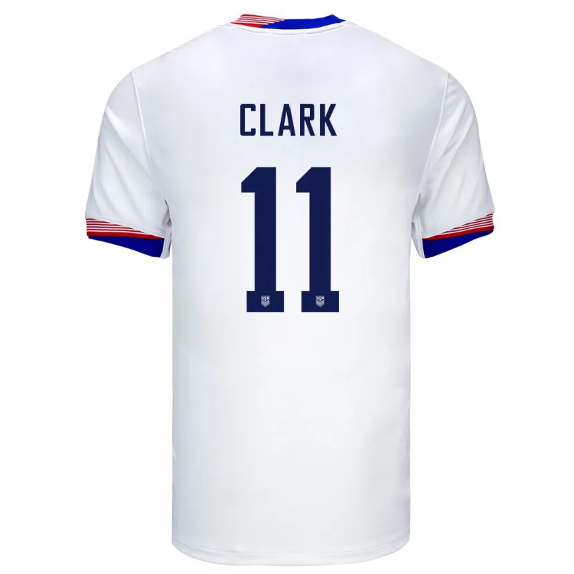 Danxen Heren Verenigde Staten Caden Clark #11 Wit Thuisshirt Thuistenue 24-26 T-Shirt