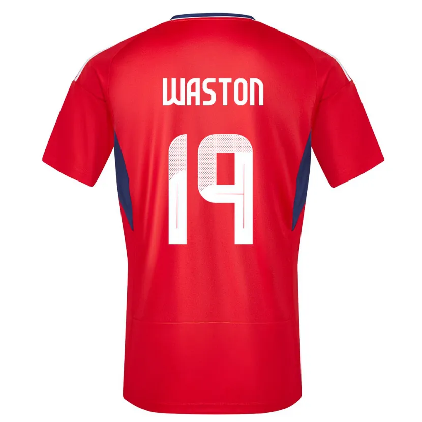 Danxen Heren Costa Rica Kendall Waston #19 Rood Thuisshirt Thuistenue 24-26 T-Shirt