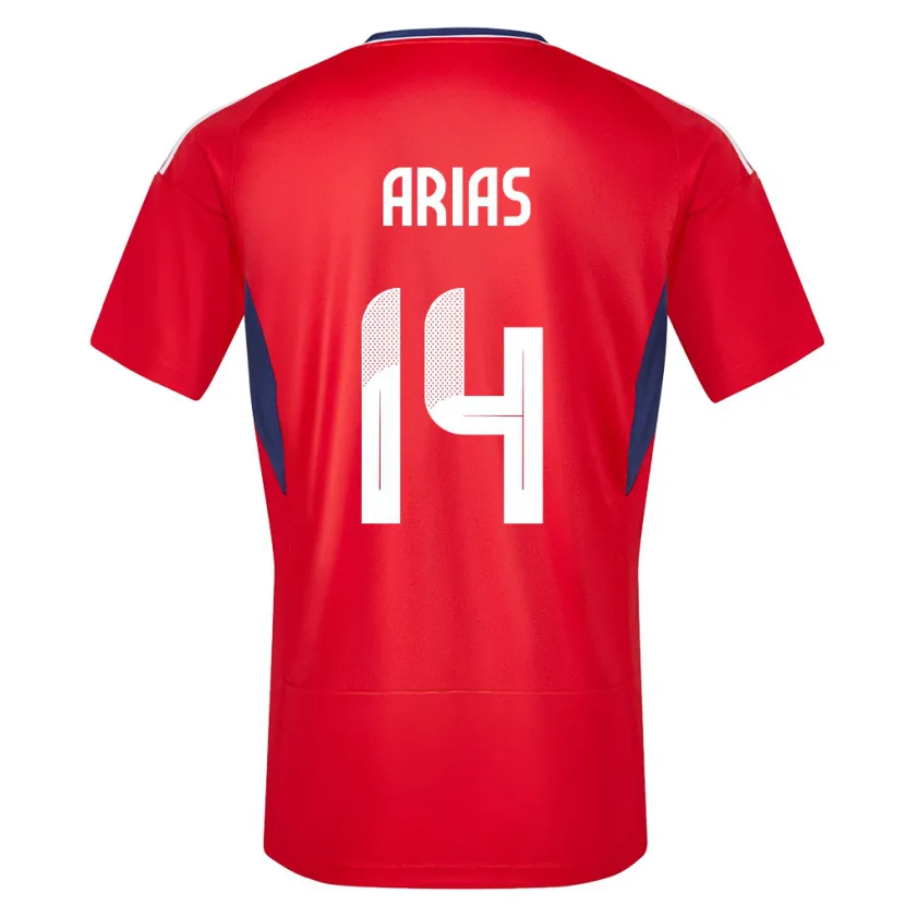 Danxen Heren Costa Rica Timothy Arias #14 Rood Thuisshirt Thuistenue 24-26 T-Shirt