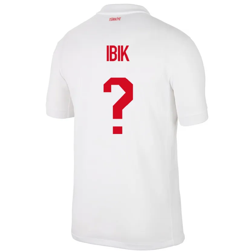 Danxen Heren Turkije Ada İbik #0 Wit Thuisshirt Thuistenue 24-26 T-Shirt