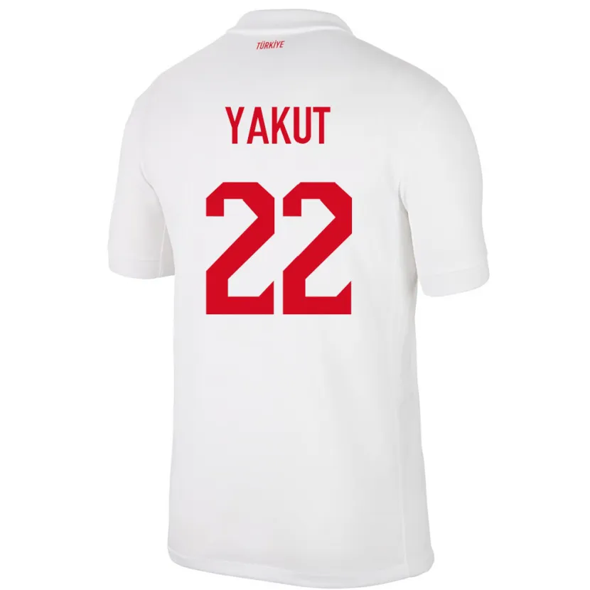 Danxen Heren Turkije Narin Yakut #22 Wit Thuisshirt Thuistenue 24-26 T-Shirt