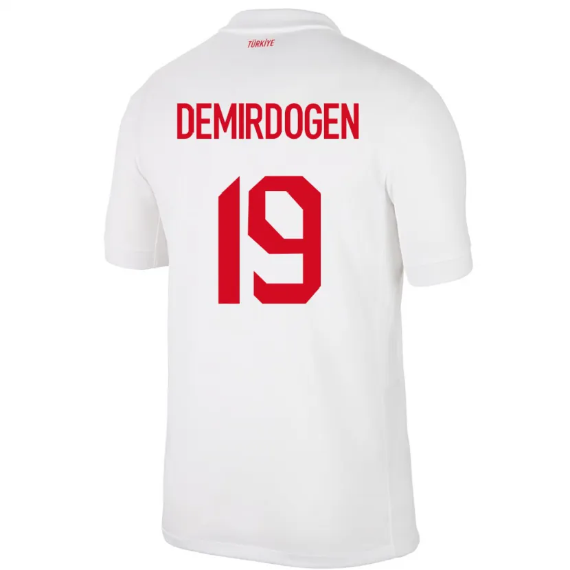 Danxen Heren Turkije Neslihan Demirdögen #19 Wit Thuisshirt Thuistenue 24-26 T-Shirt