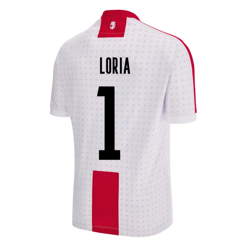 Danxen Heren Georgia Giorgi Loria #1 Wit Thuisshirt Thuistenue 24-26 T-Shirt