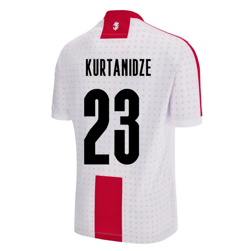 Danxen Heren Georgia Revaz Kurtanidze #23 Wit Thuisshirt Thuistenue 24-26 T-Shirt