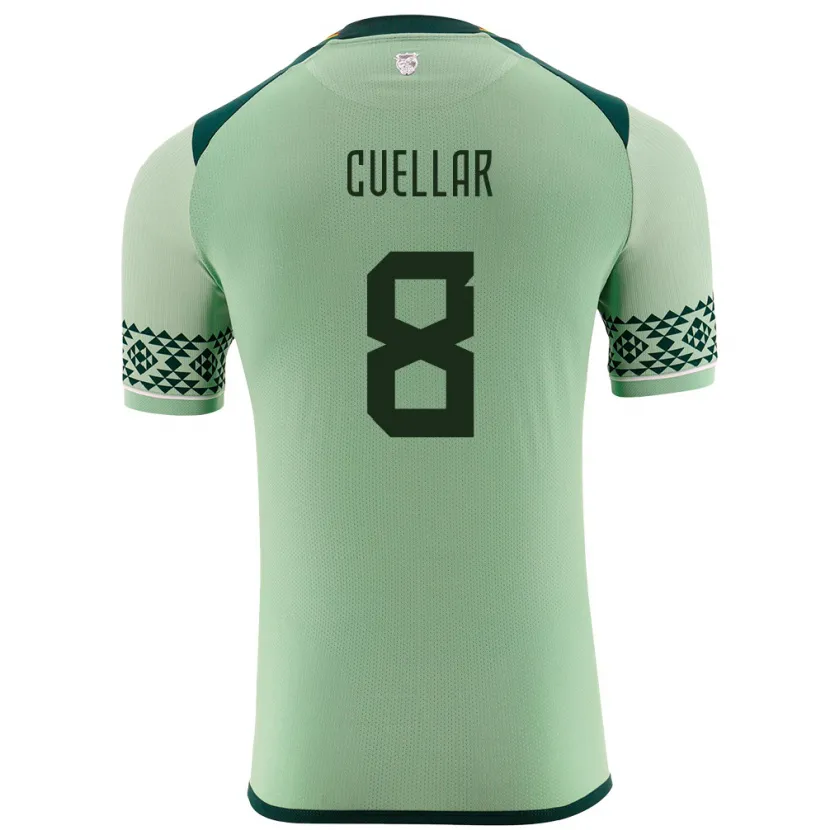 Danxen Heren Bolivia Jaume Cuéllar #8 Licht Groen Thuisshirt Thuistenue 24-26 T-Shirt