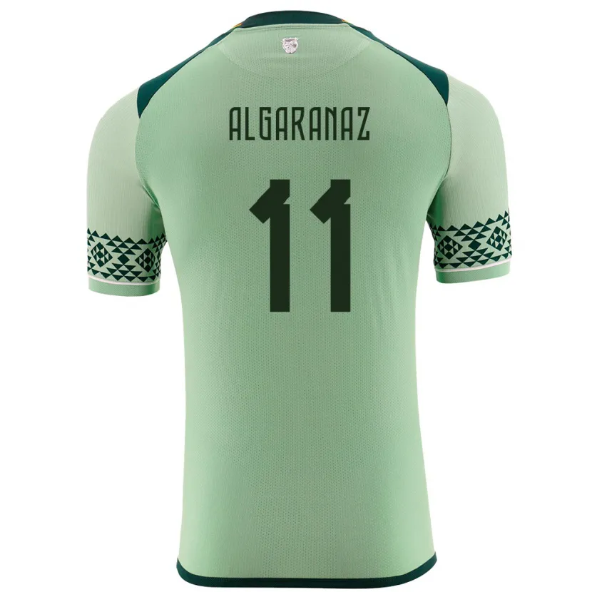 Danxen Heren Bolivia Carmelo Algarañaz #11 Licht Groen Thuisshirt Thuistenue 24-26 T-Shirt