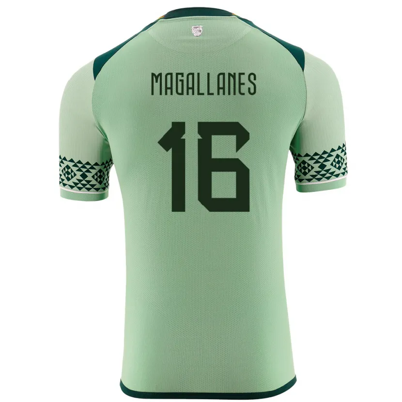 Danxen Heren Bolivia Juan Magallanes #16 Licht Groen Thuisshirt Thuistenue 24-26 T-Shirt