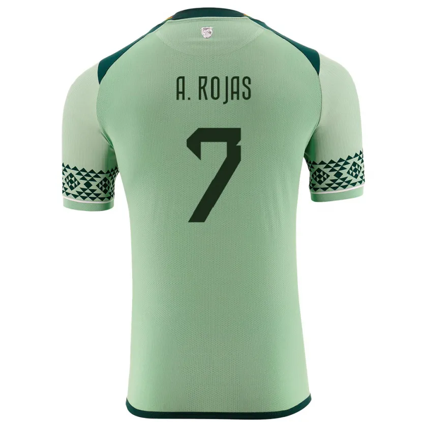 Danxen Heren Bolivia Ana Paula Rojas #7 Licht Groen Thuisshirt Thuistenue 24-26 T-Shirt